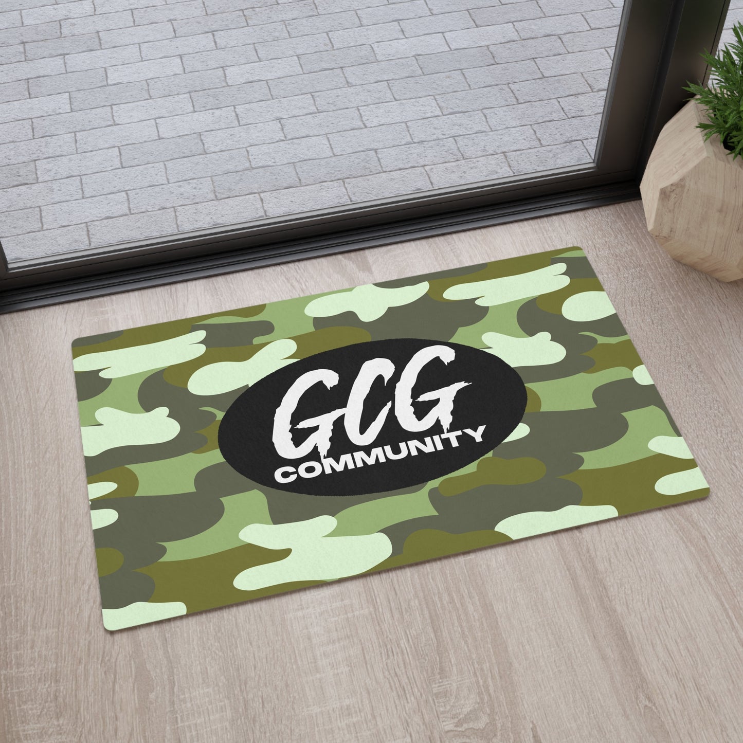 Camo Fur Floor Mat