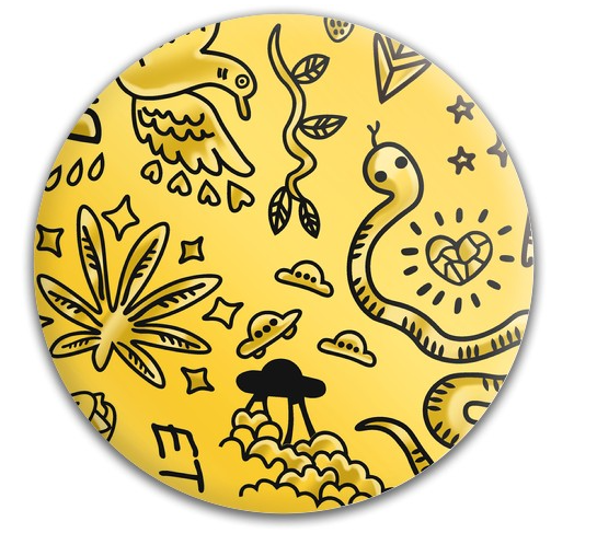Gold Tat Fur Putter Disc