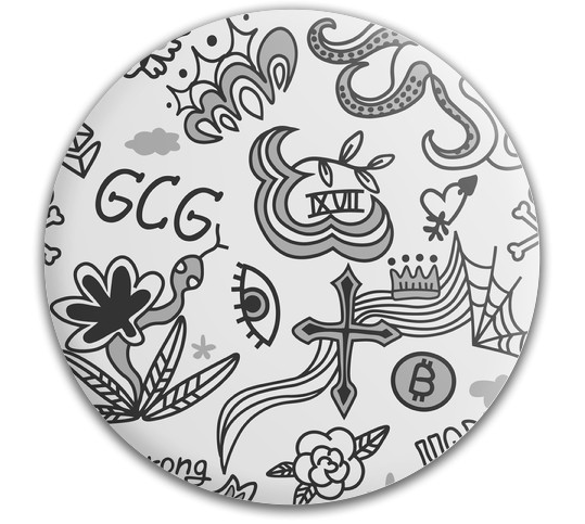 Grey Tat Fur Putter Disc