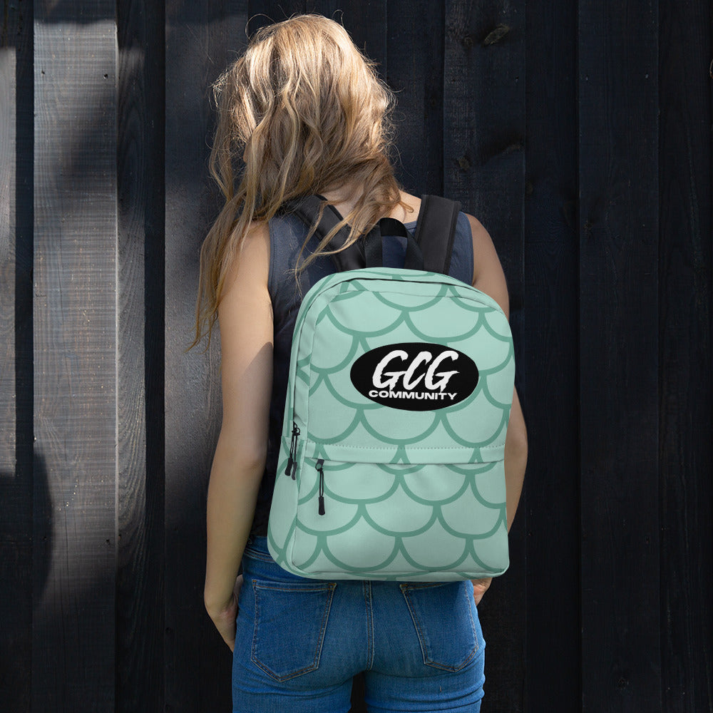 Fish Scale Fur Backpack