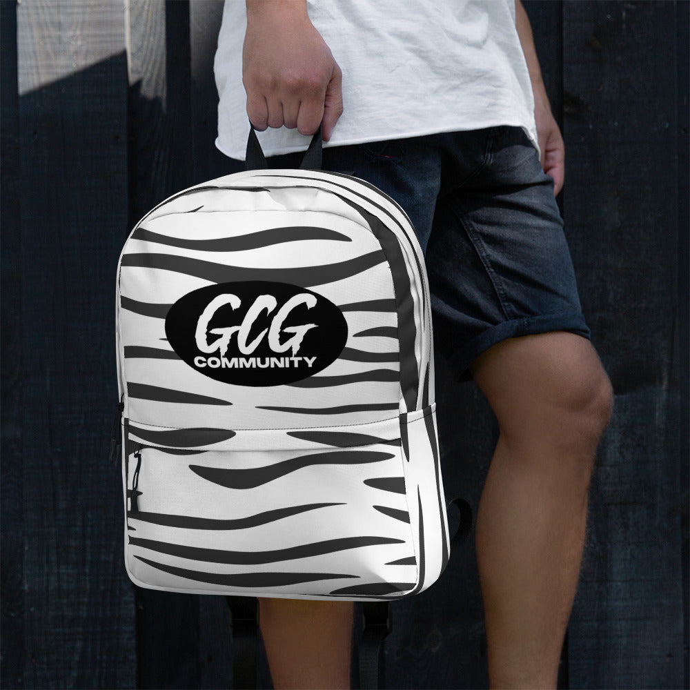 White Tiger Fur Backpack