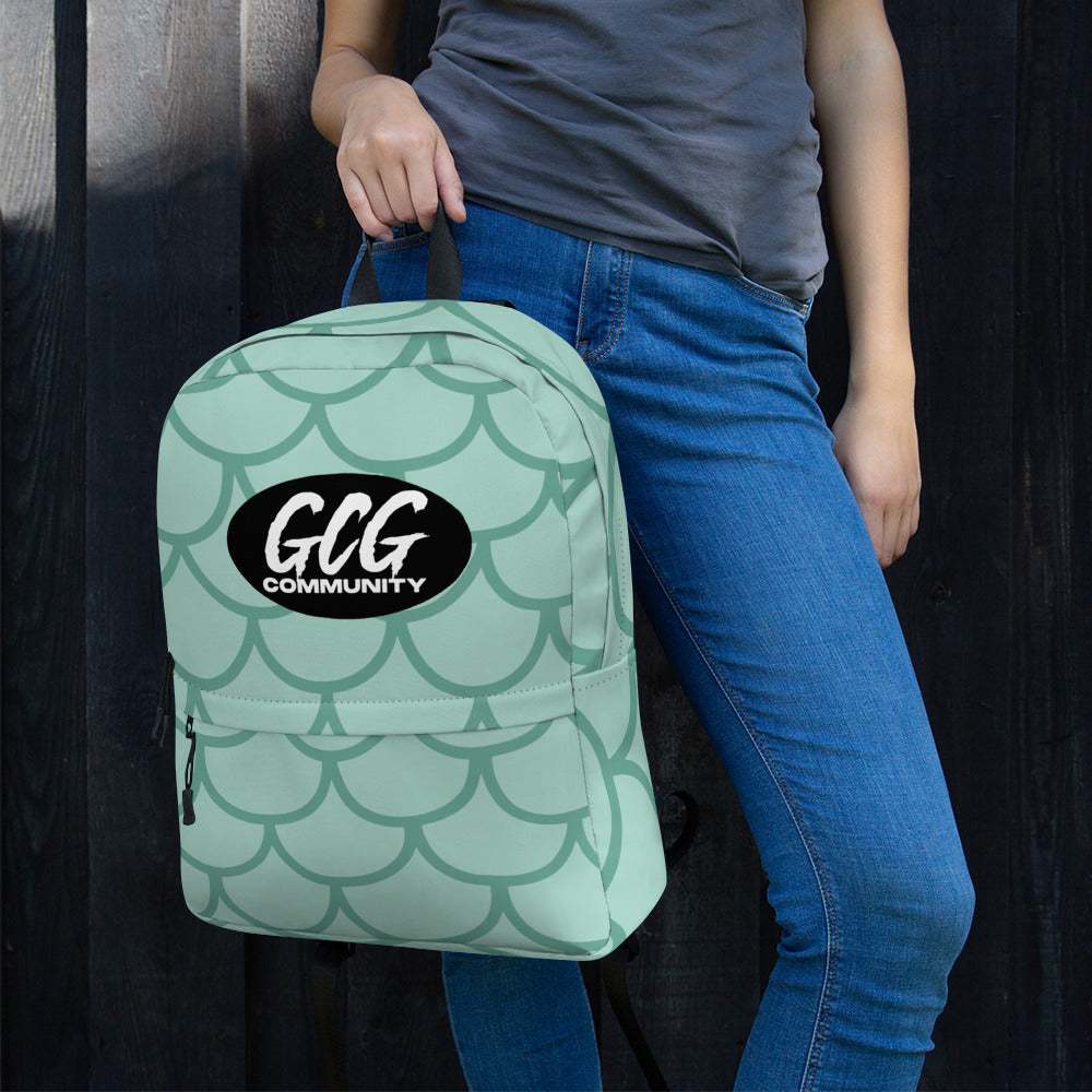 Fish Scale Fur Backpack