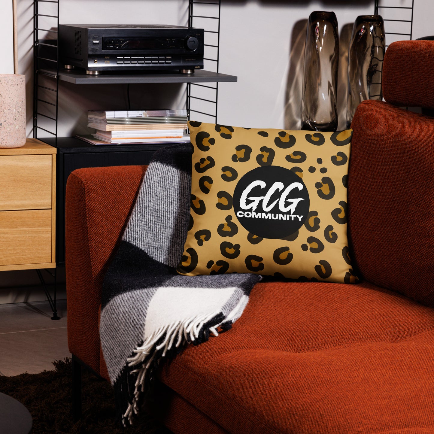 Leopard Fur Pillow