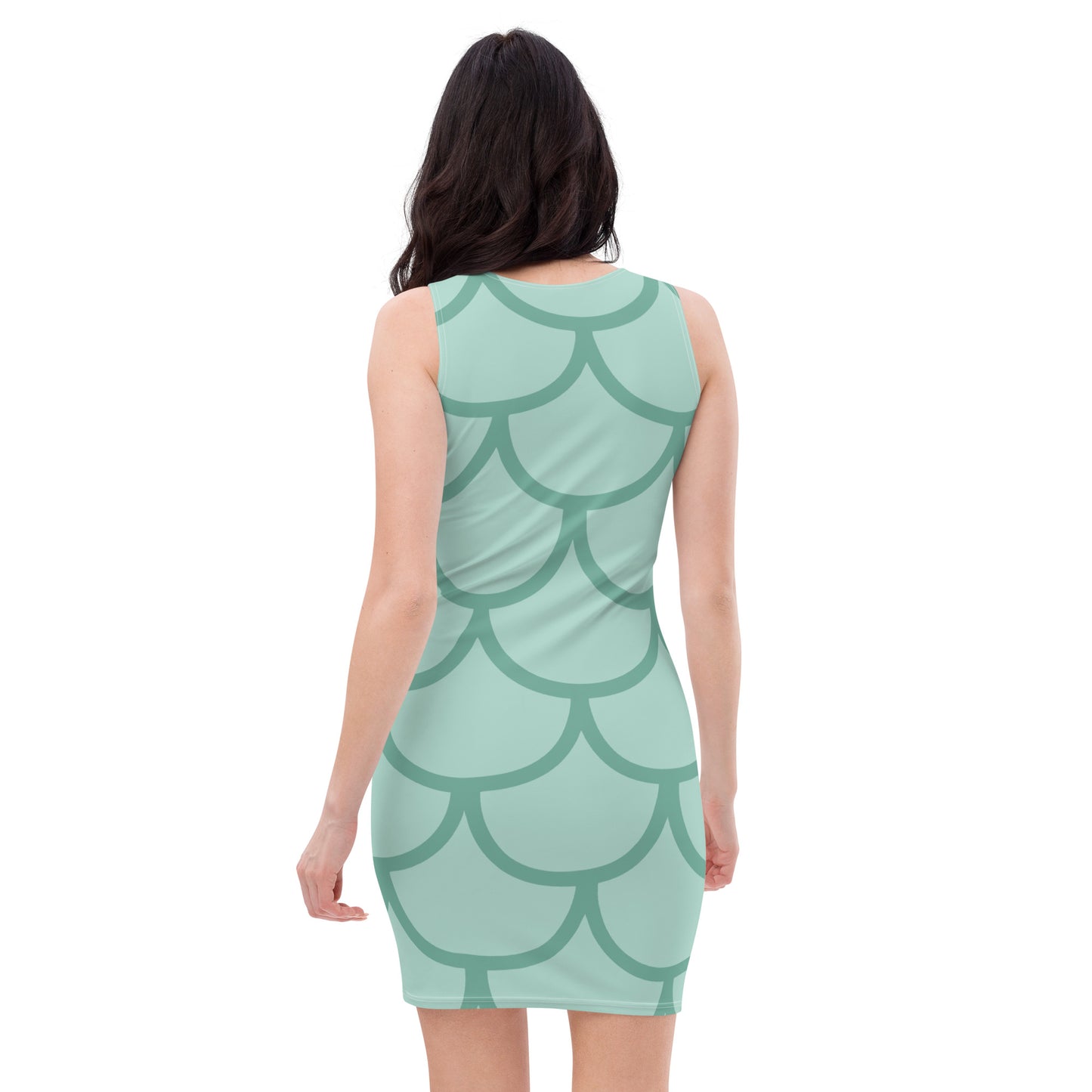 Fish Scale Fur Cut & Sew Dress