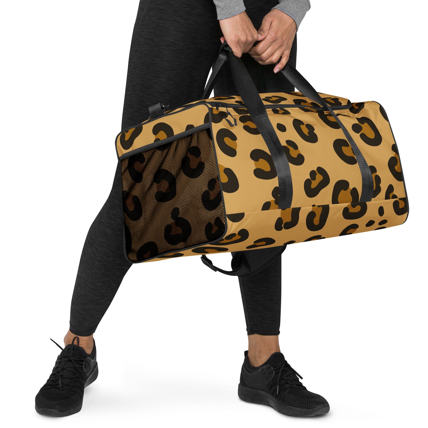 Leopard Fur Duffle Bag