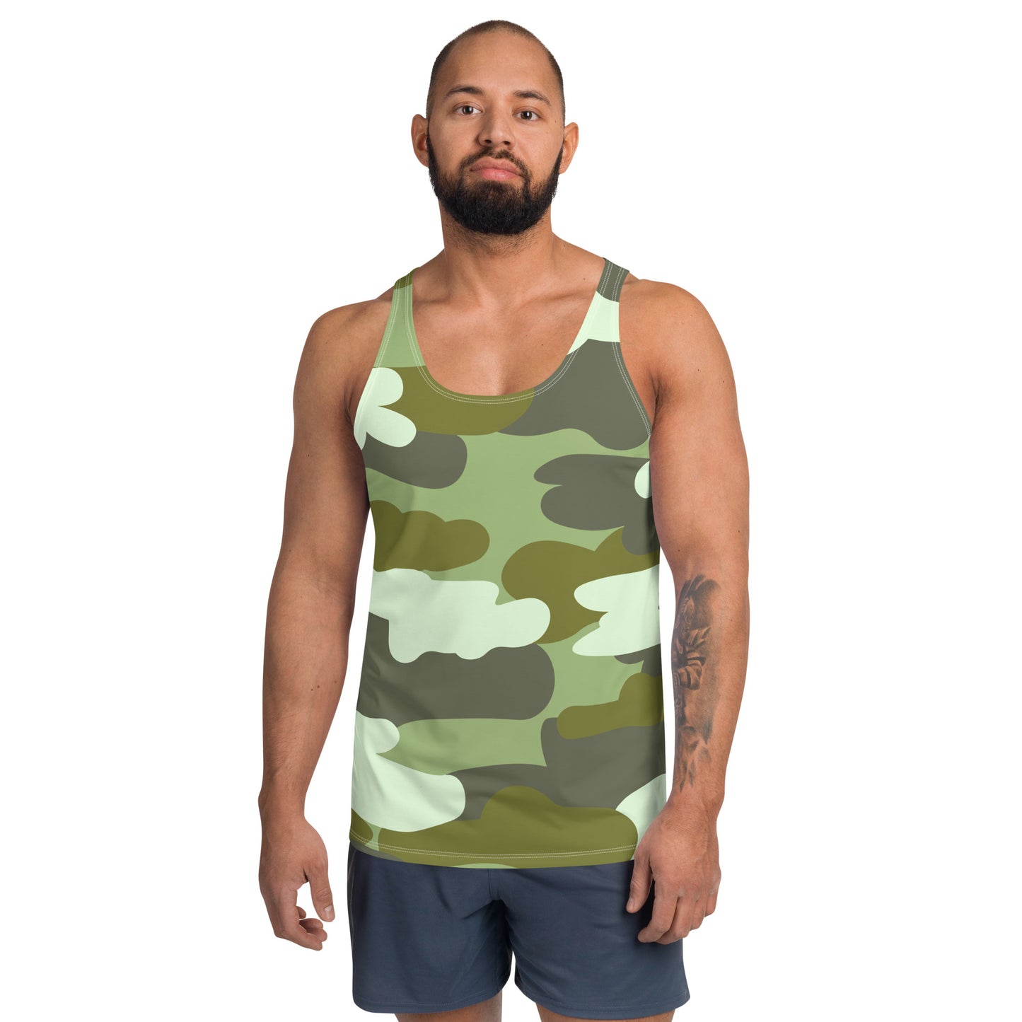 Camo Fur Tank Top