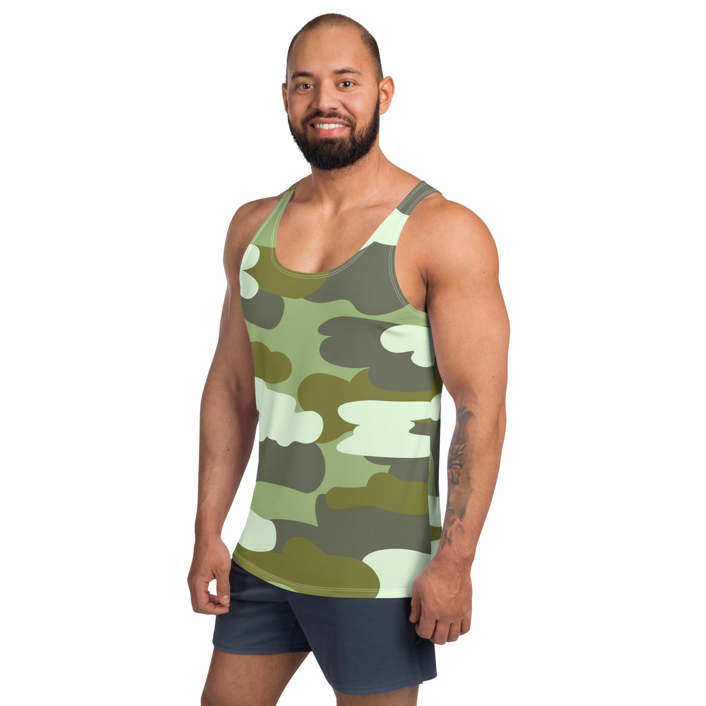 Camo Fur Tank Top