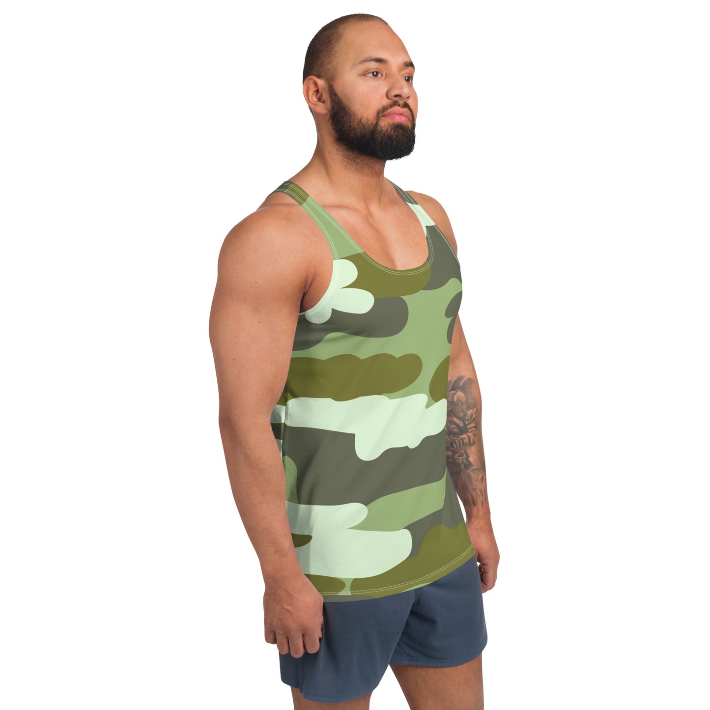 Camo Fur Tank Top
