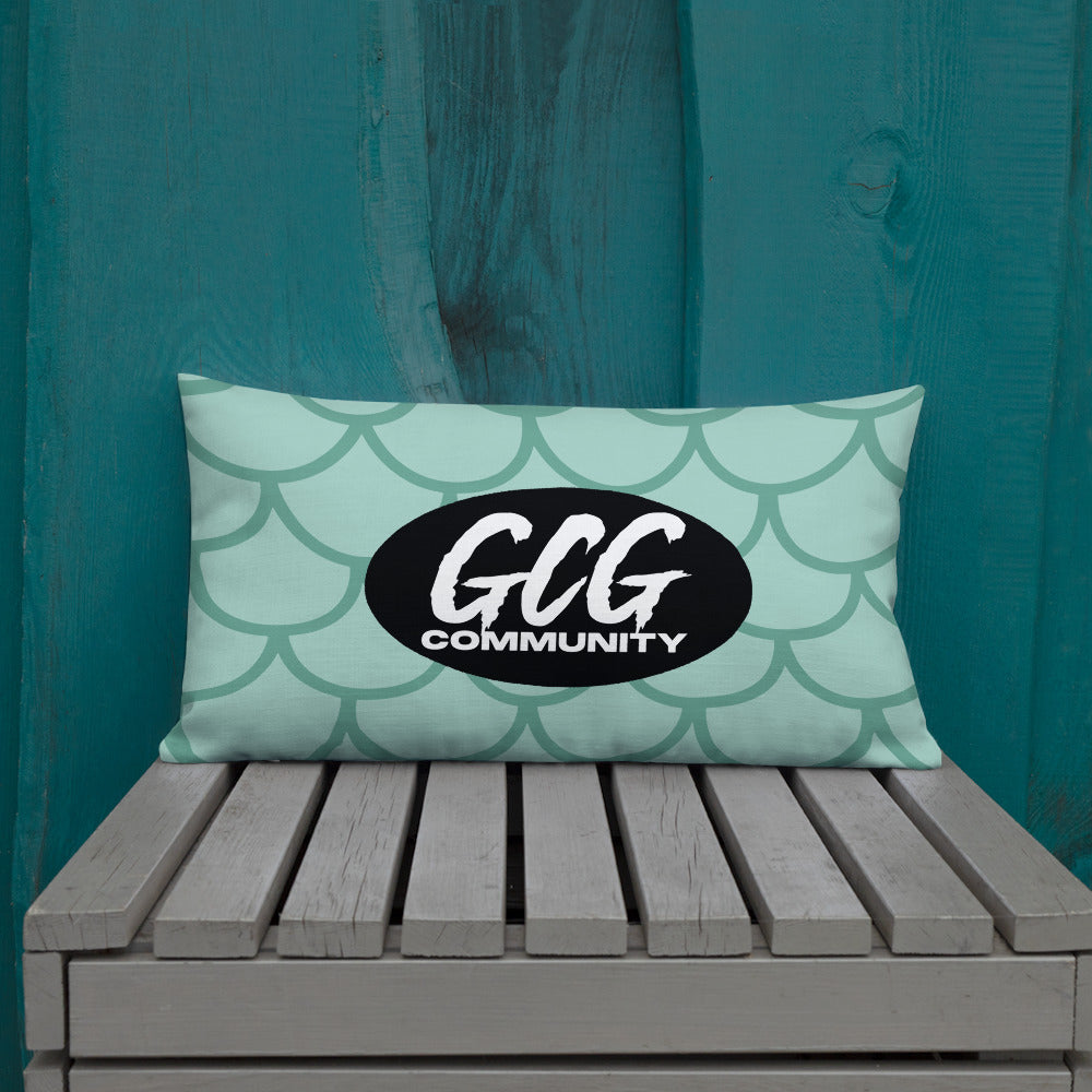 Fish Scale Fur Pillow