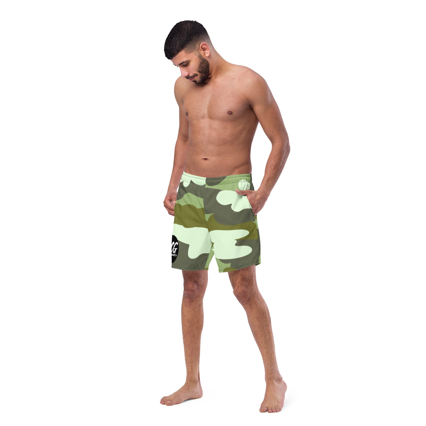 GCG Community Camo Fur Men's Swim Trunks