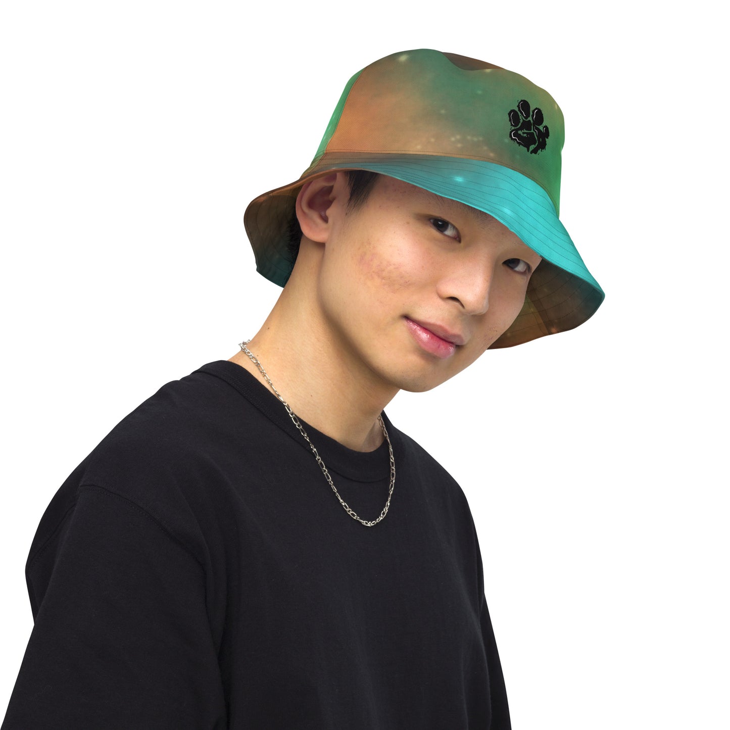 Galaxy Fur Reversible Bucket Hat