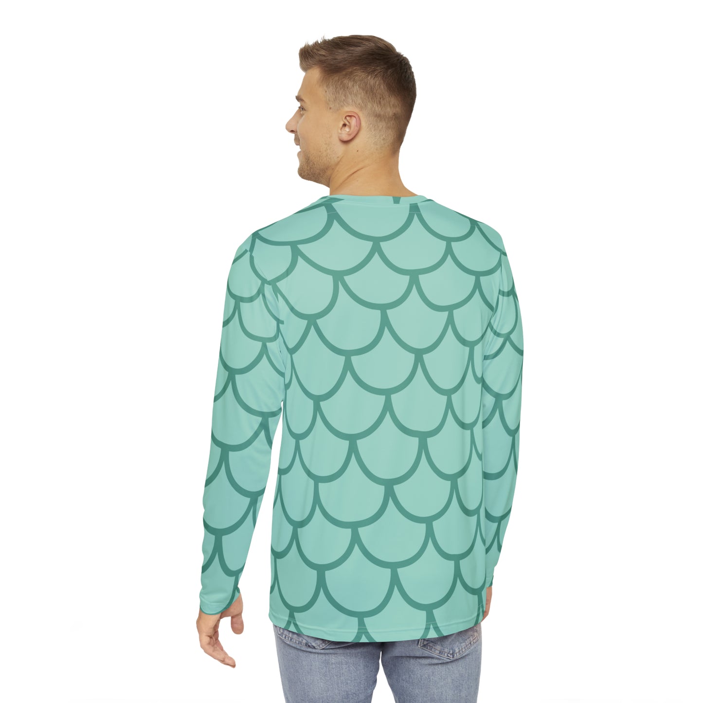 Fish Scale Fur Long Sleeve Shirt