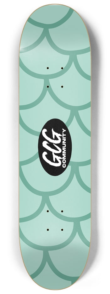 8-1/4 Fish Scale Skateboard Deck