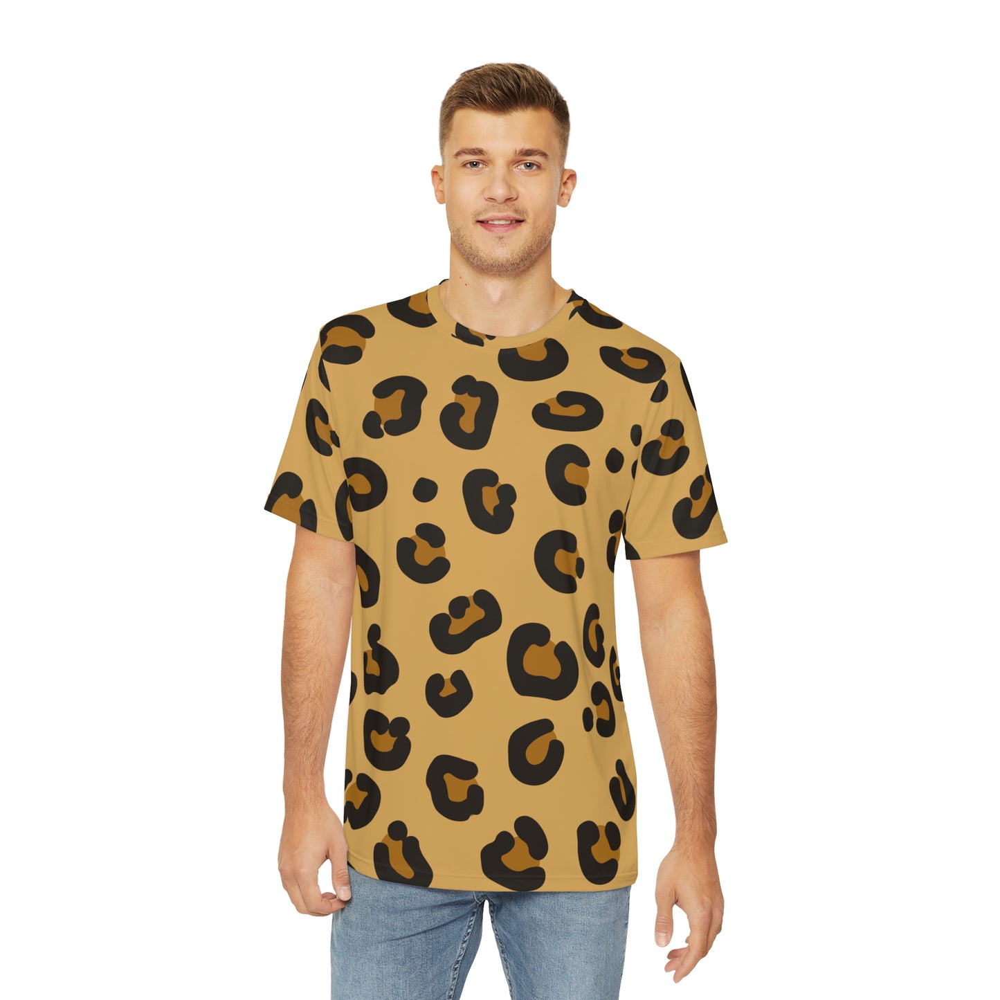 Leopard Fur Polyester Tee