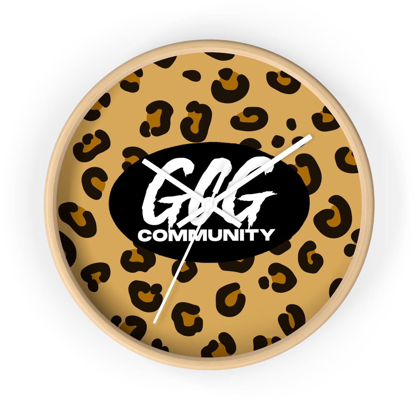 Leopard Fur Wall Clock