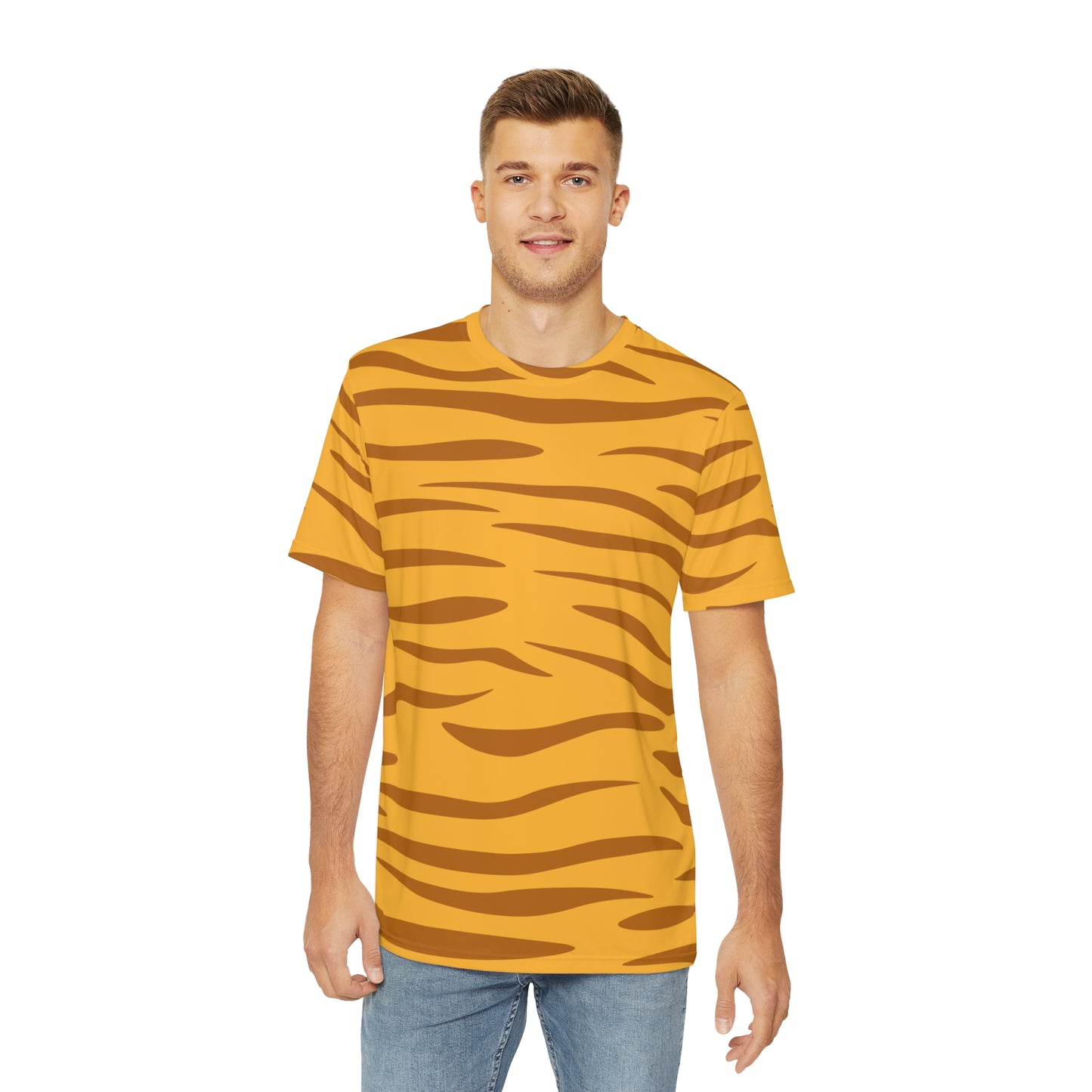 Orange Tabby Fur Polyester Tee