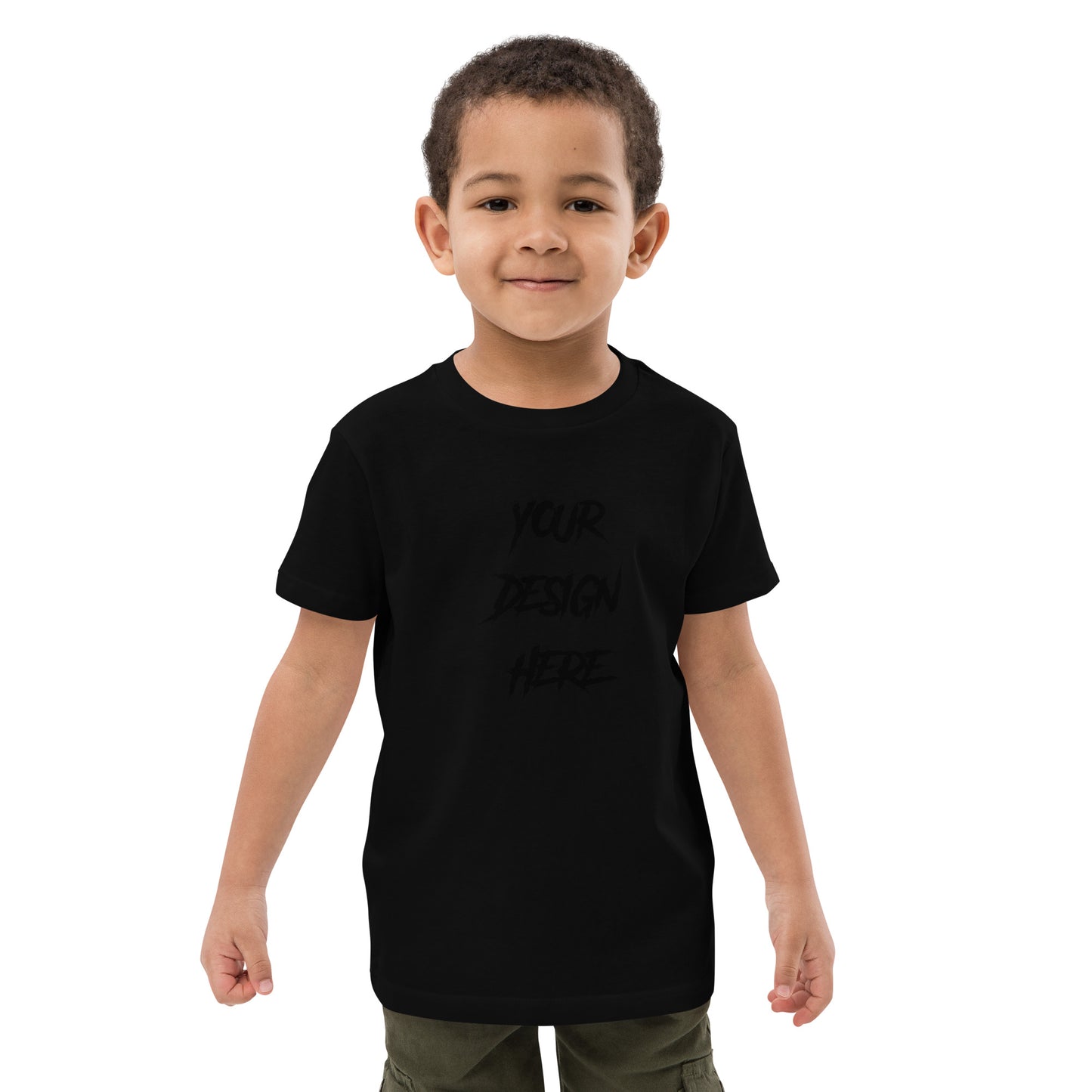 Customizable Organic Cotton Kids T-Shirt-Front Print