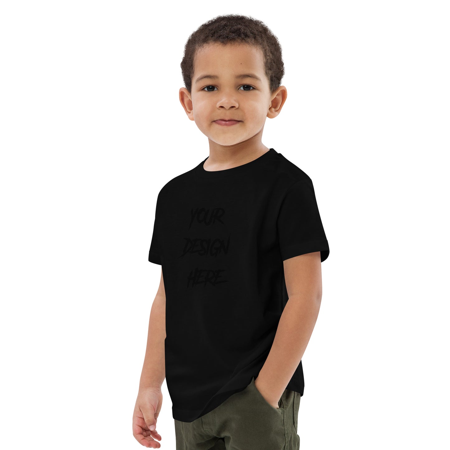 Customizable Organic Cotton Kids T-Shirt-Front Print