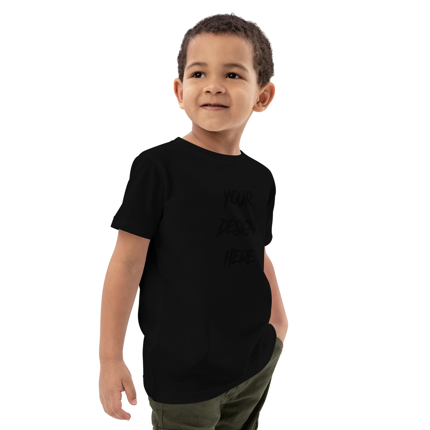 Customizable Organic Cotton Kids T-Shirt-Front Print