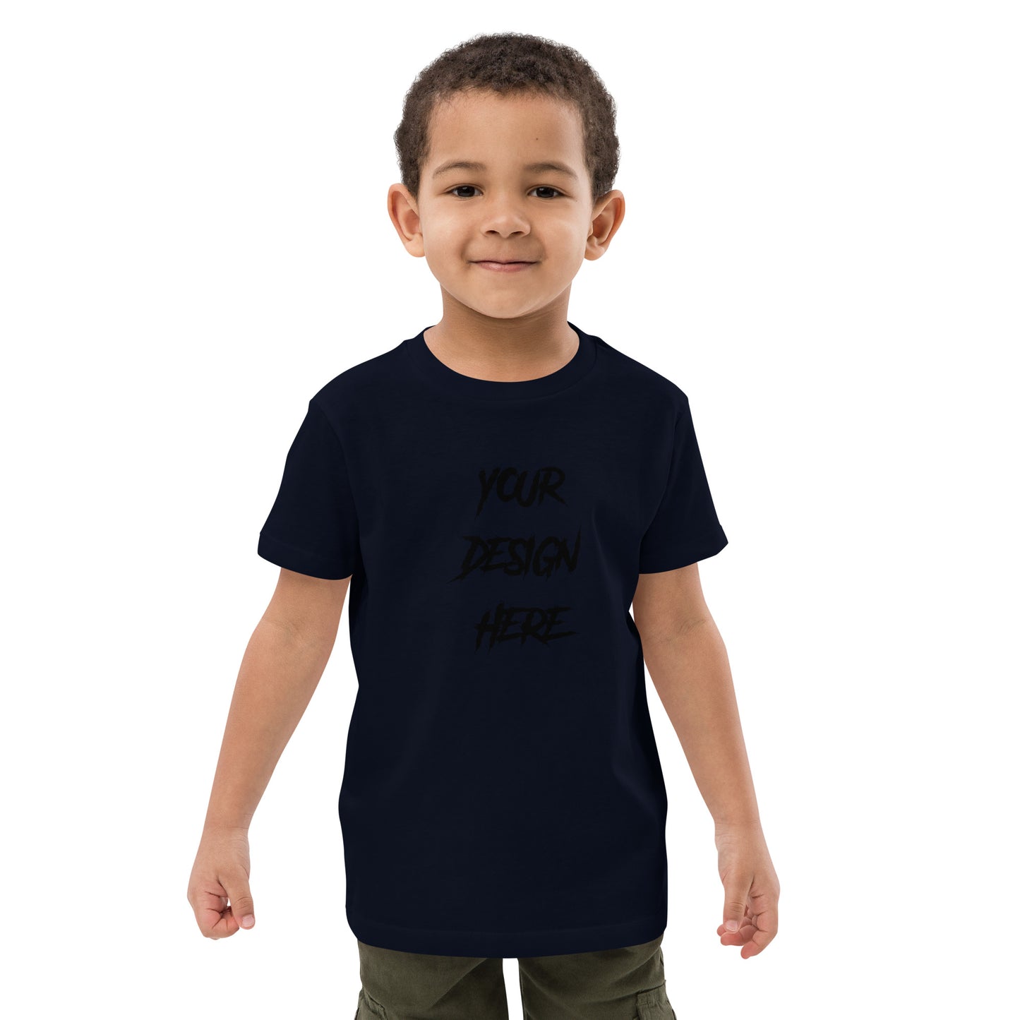 Customizable Organic Cotton Kids T-Shirt-Front Print
