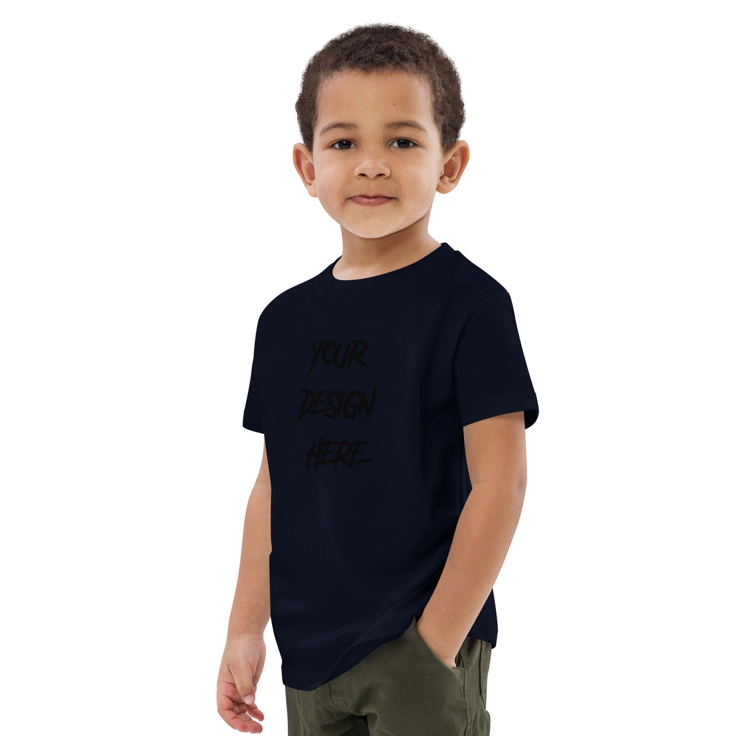 Customizable Organic Cotton Kids T-Shirt-Front Print