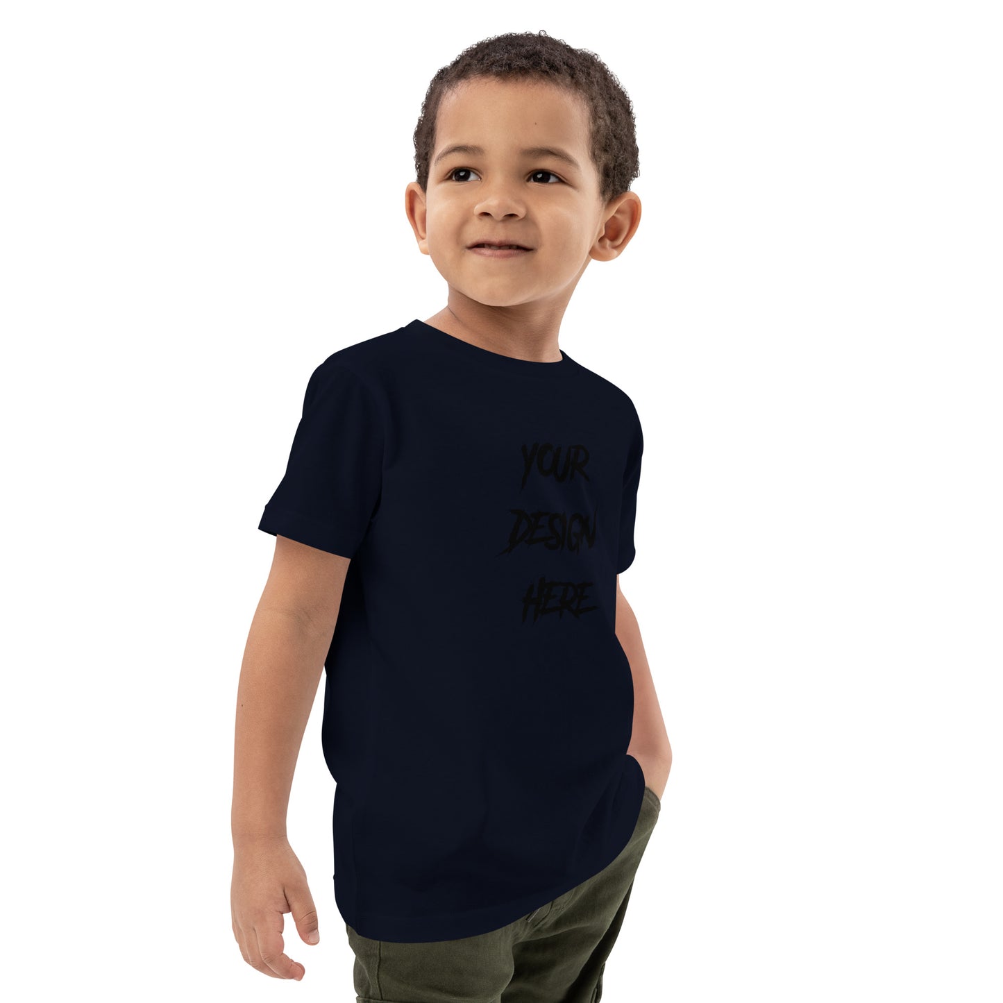 Customizable Organic Cotton Kids T-Shirt-Front Print