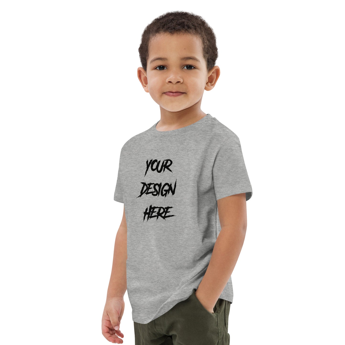 Customizable Organic Cotton Kids T-Shirt-Front Print