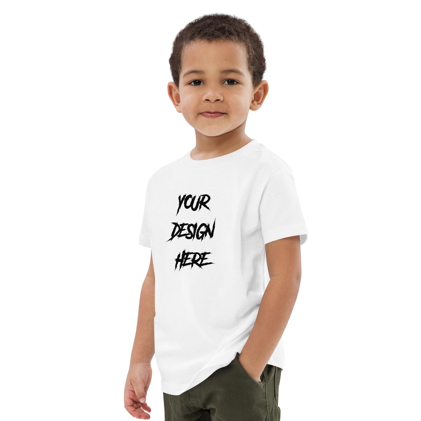Customizable Organic Cotton Kids T-Shirt-Front Print