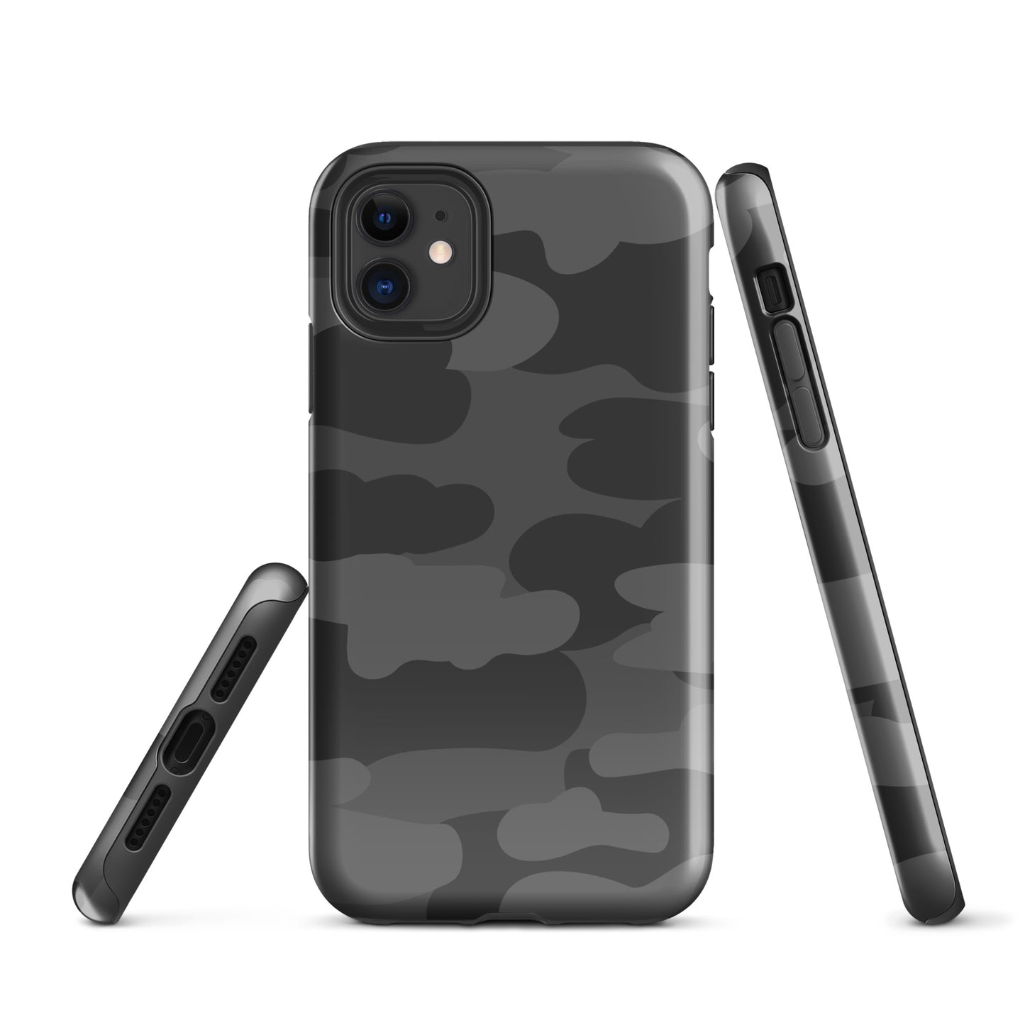 Dark Camo Fur Tough Case for iPhone®
