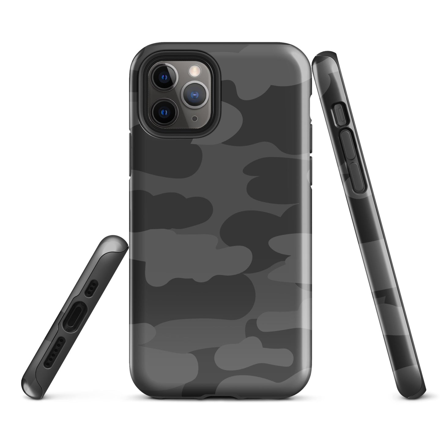 Dark Camo Fur Tough Case for iPhone®