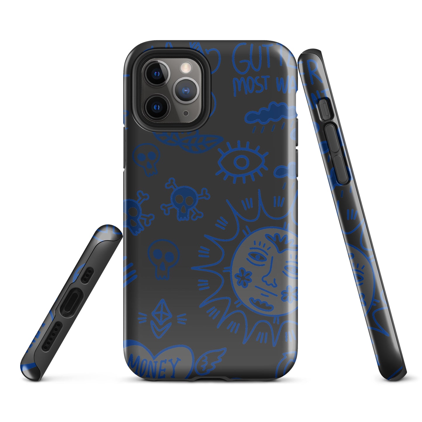 Blue Tat Fur Tough Case for iPhone®