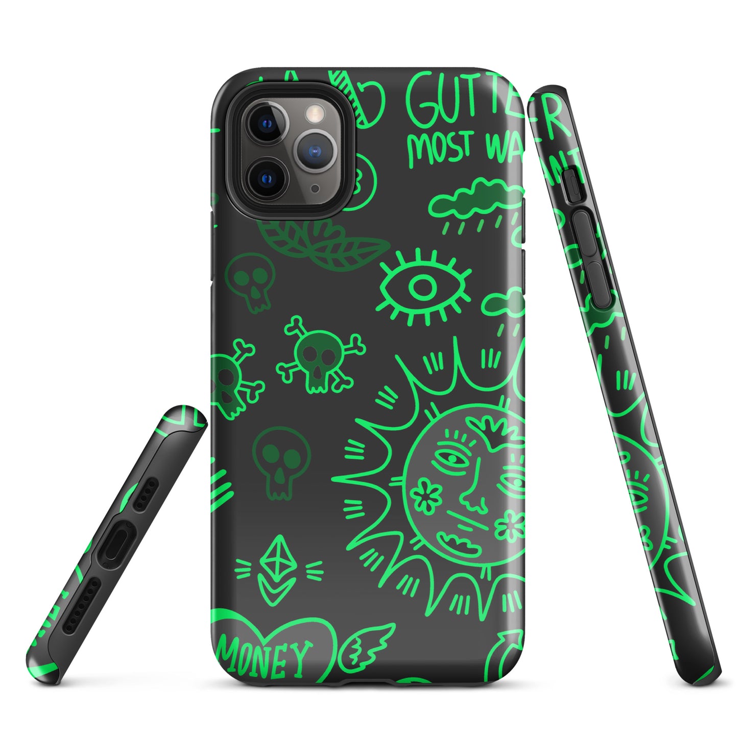 Green Tat Fur Tough Case for iPhone®