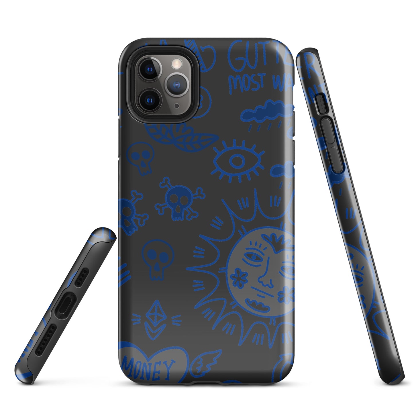 Blue Tat Fur Tough Case for iPhone®