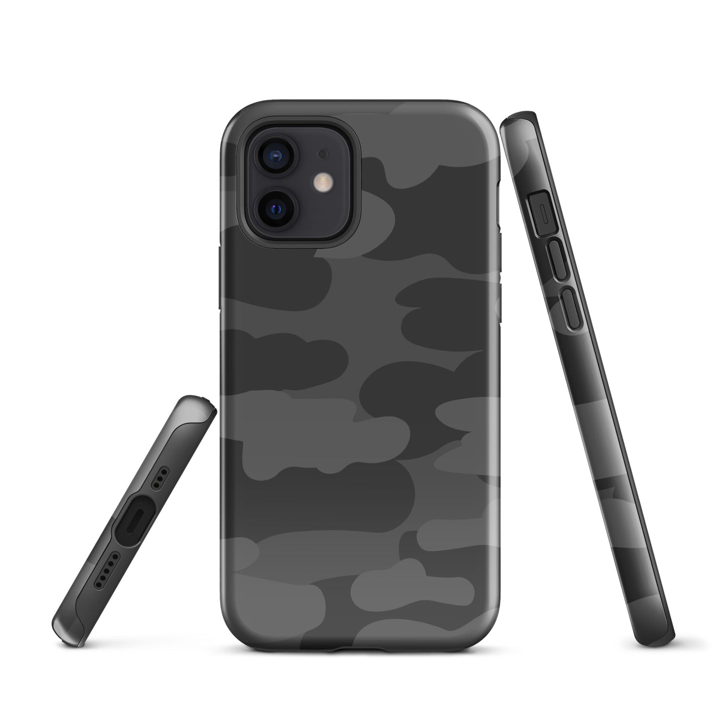 Dark Camo Fur Tough Case for iPhone®