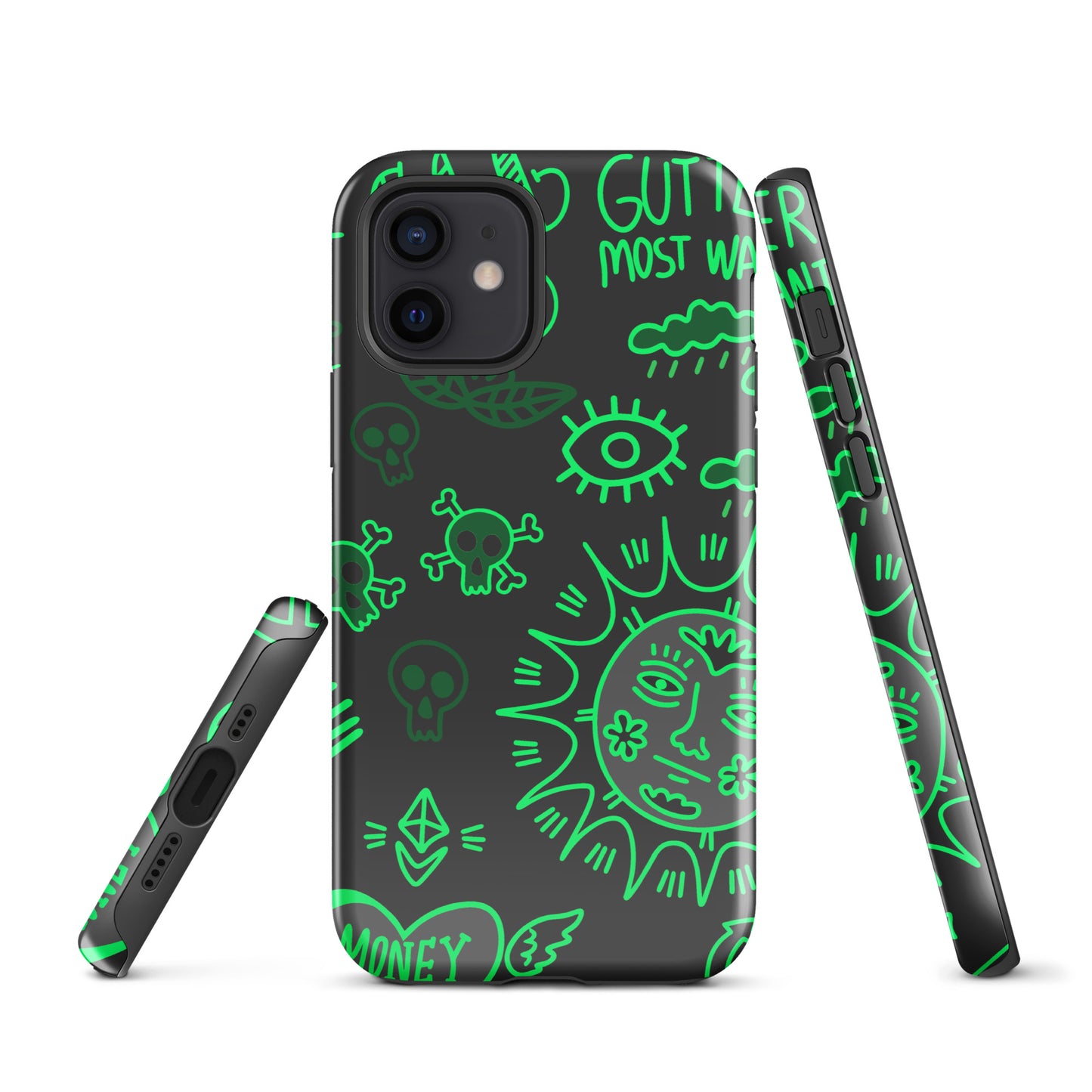 Green Tat Fur Tough Case for iPhone®