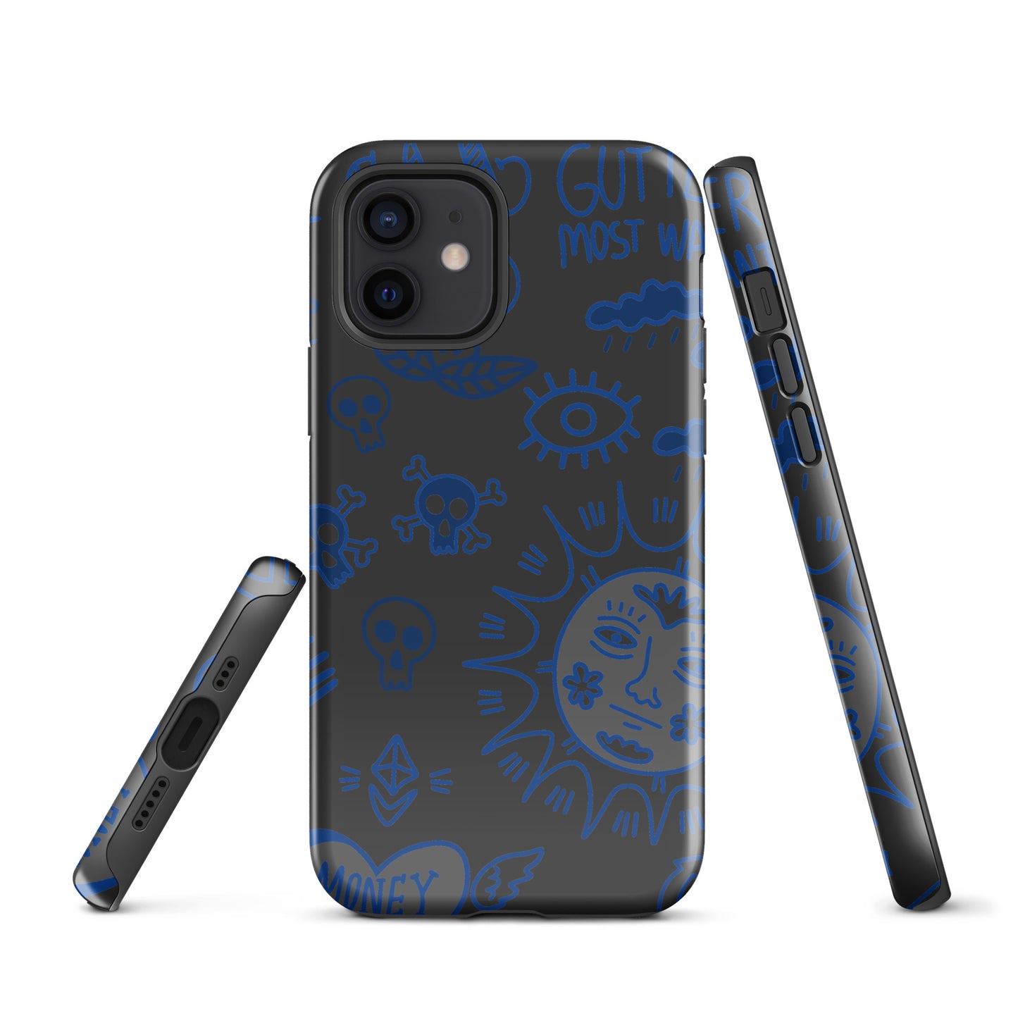 Blue Tat Fur Tough Case for iPhone®