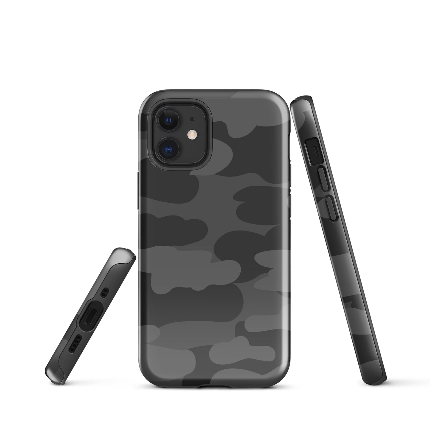 Dark Camo Fur Tough Case for iPhone®