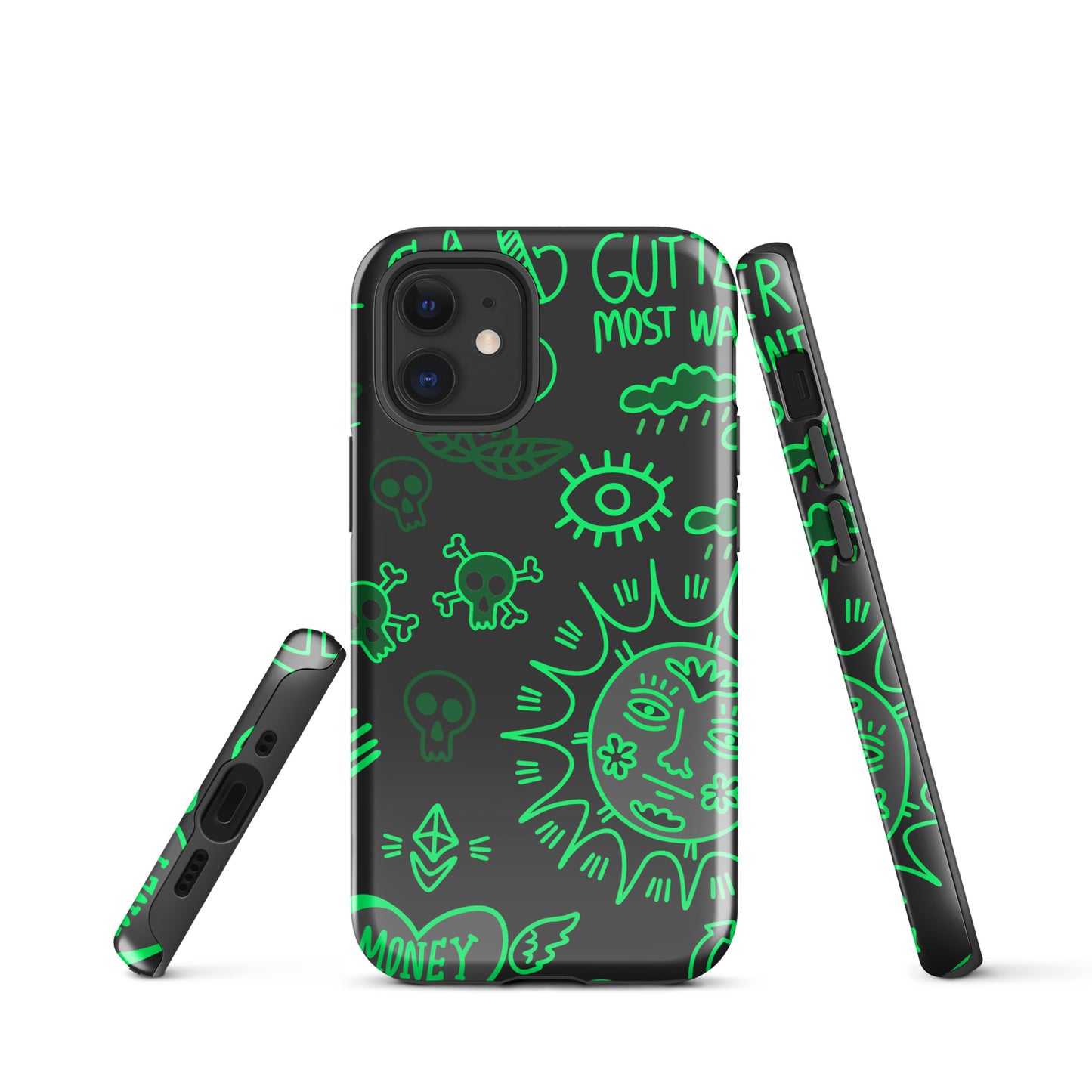 Green Tat Fur Tough Case for iPhone®