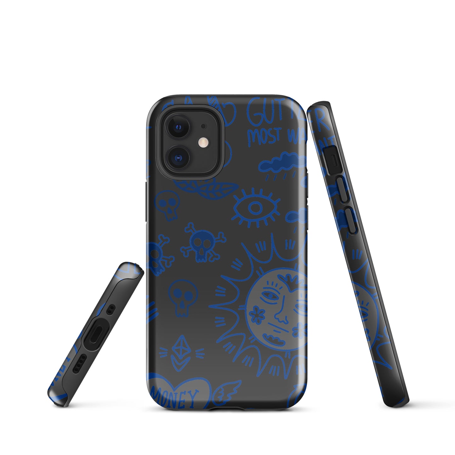Blue Tat Fur Tough Case for iPhone®