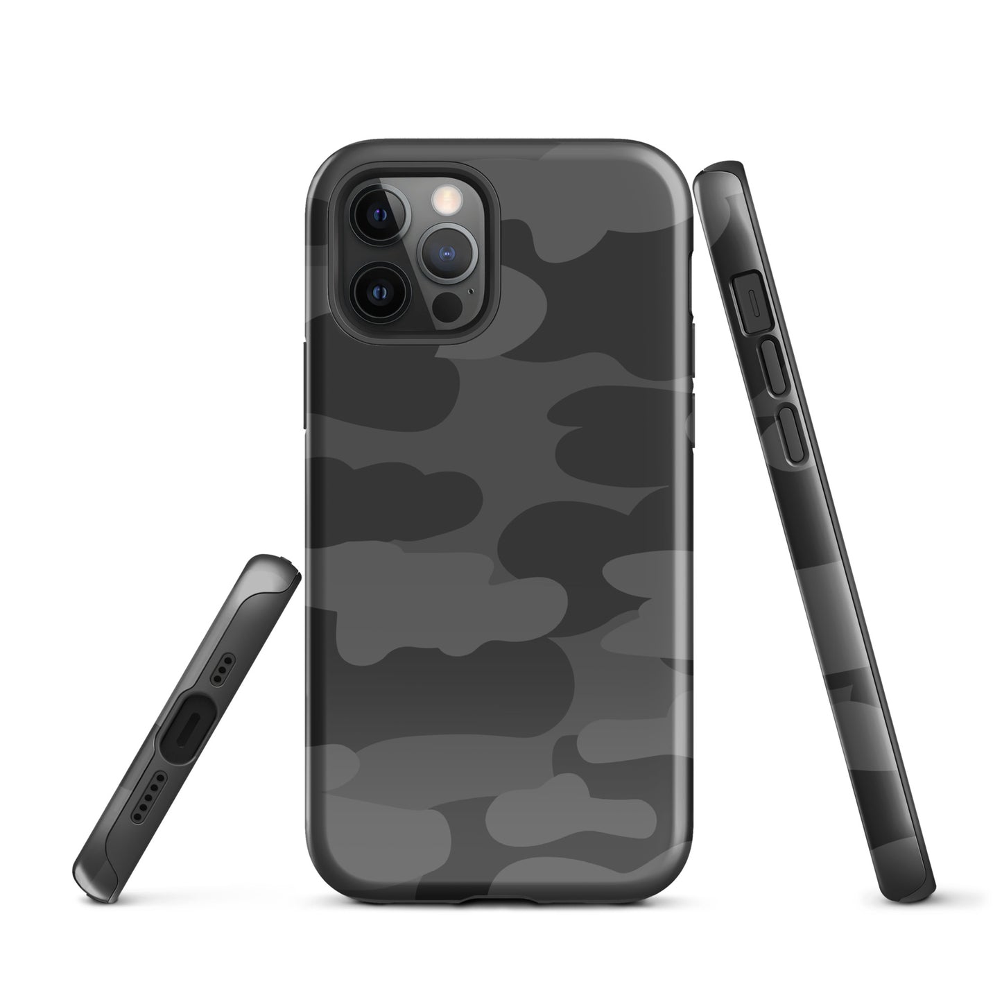 Dark Camo Fur Tough Case for iPhone®