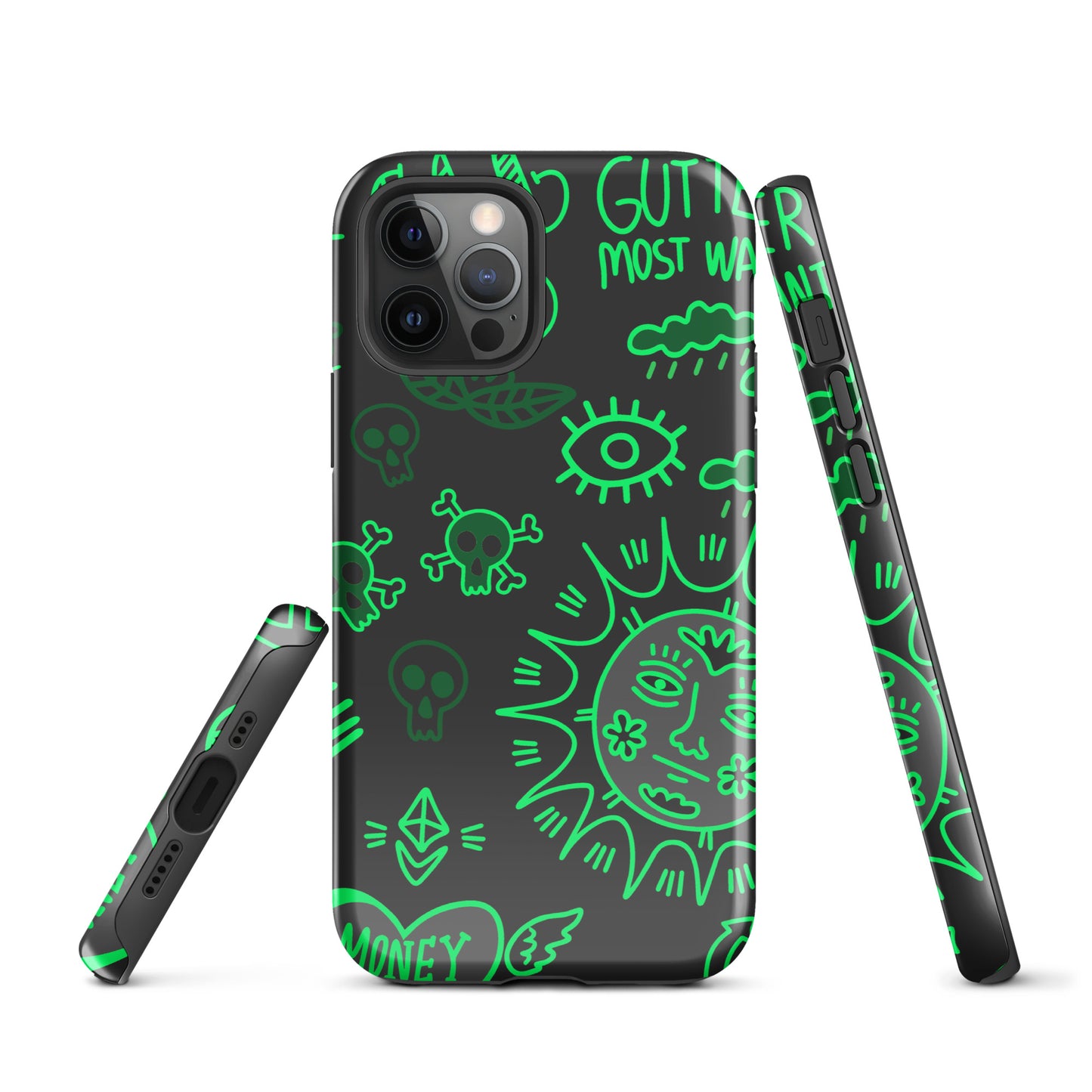 Green Tat Fur Tough Case for iPhone®