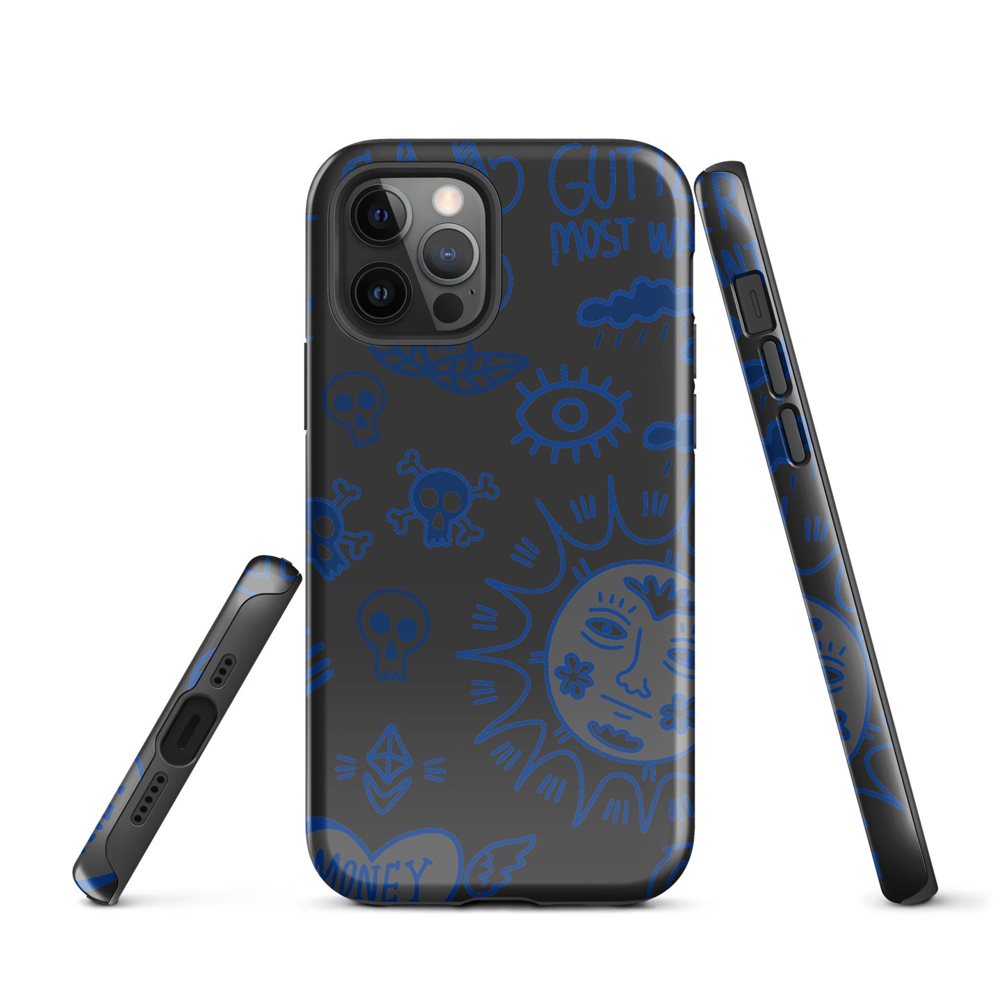 Blue Tat Fur Tough Case for iPhone®
