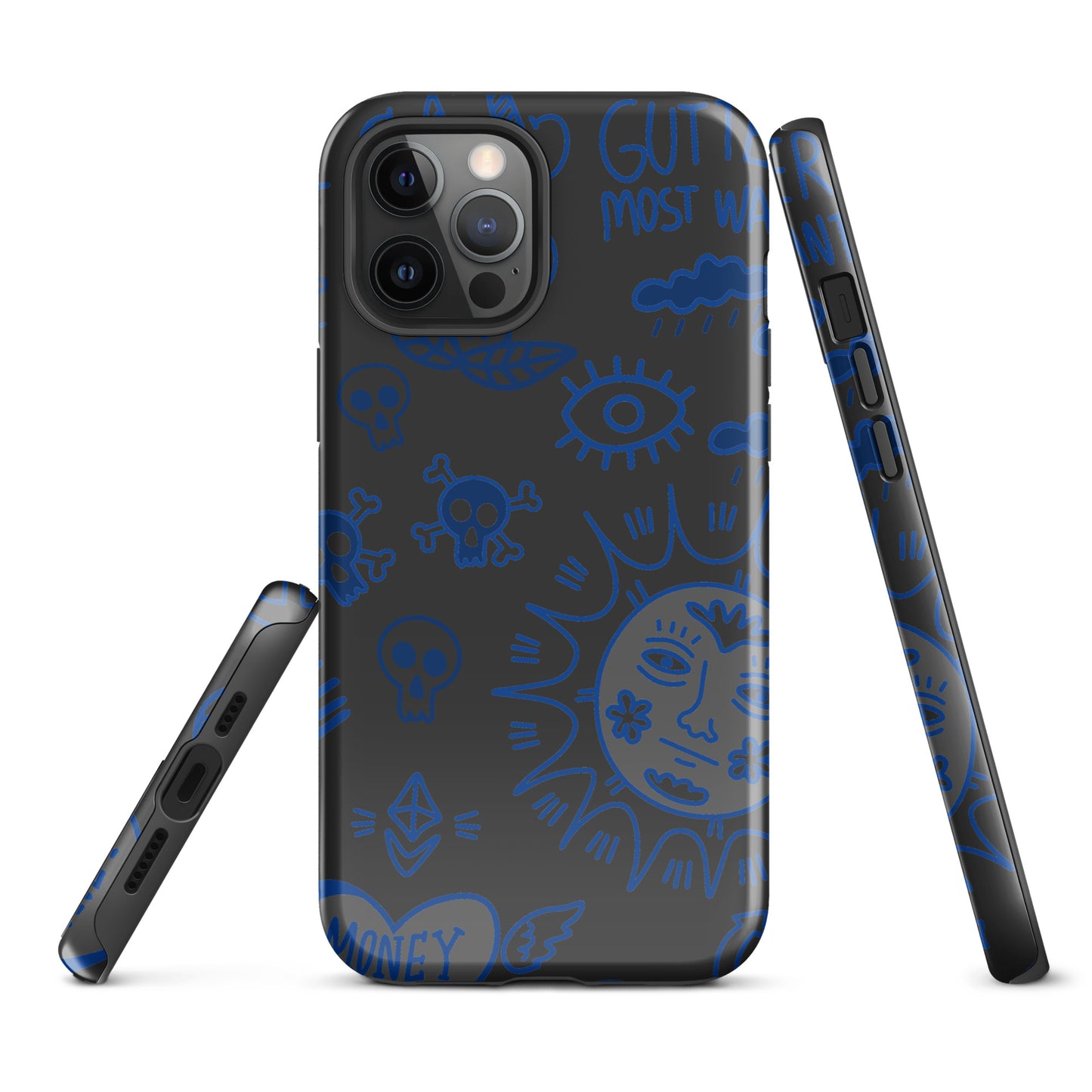 Blue Tat Fur Tough Case for iPhone®