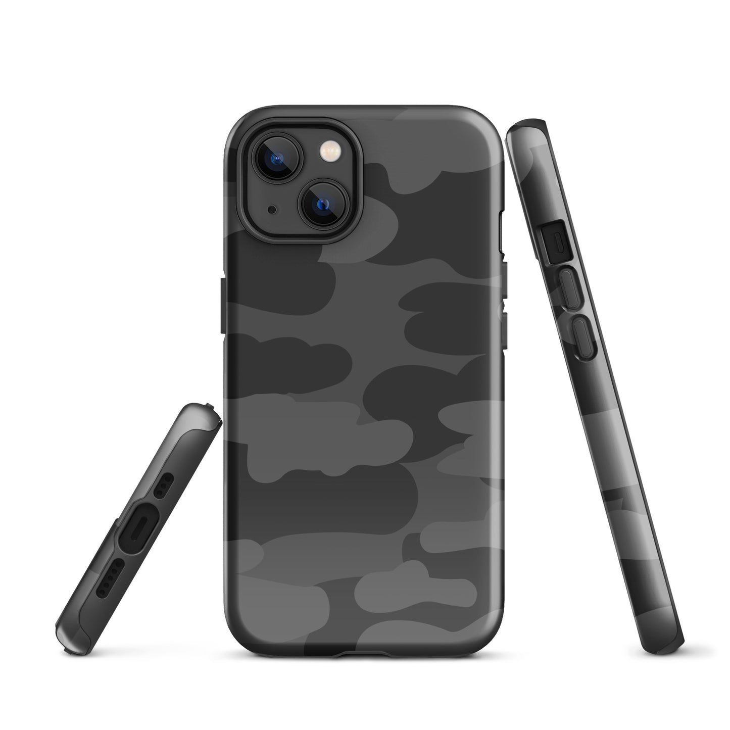 Dark Camo Fur Tough Case for iPhone®