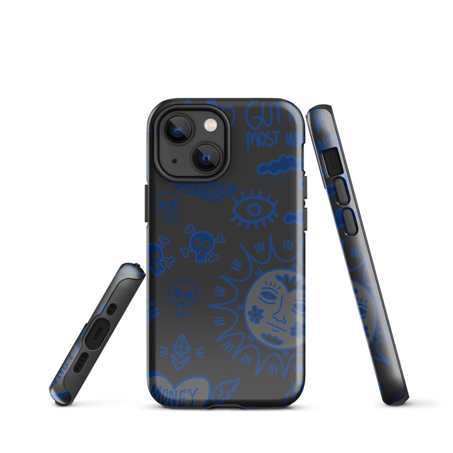 Blue Tat Fur Tough Case for iPhone®