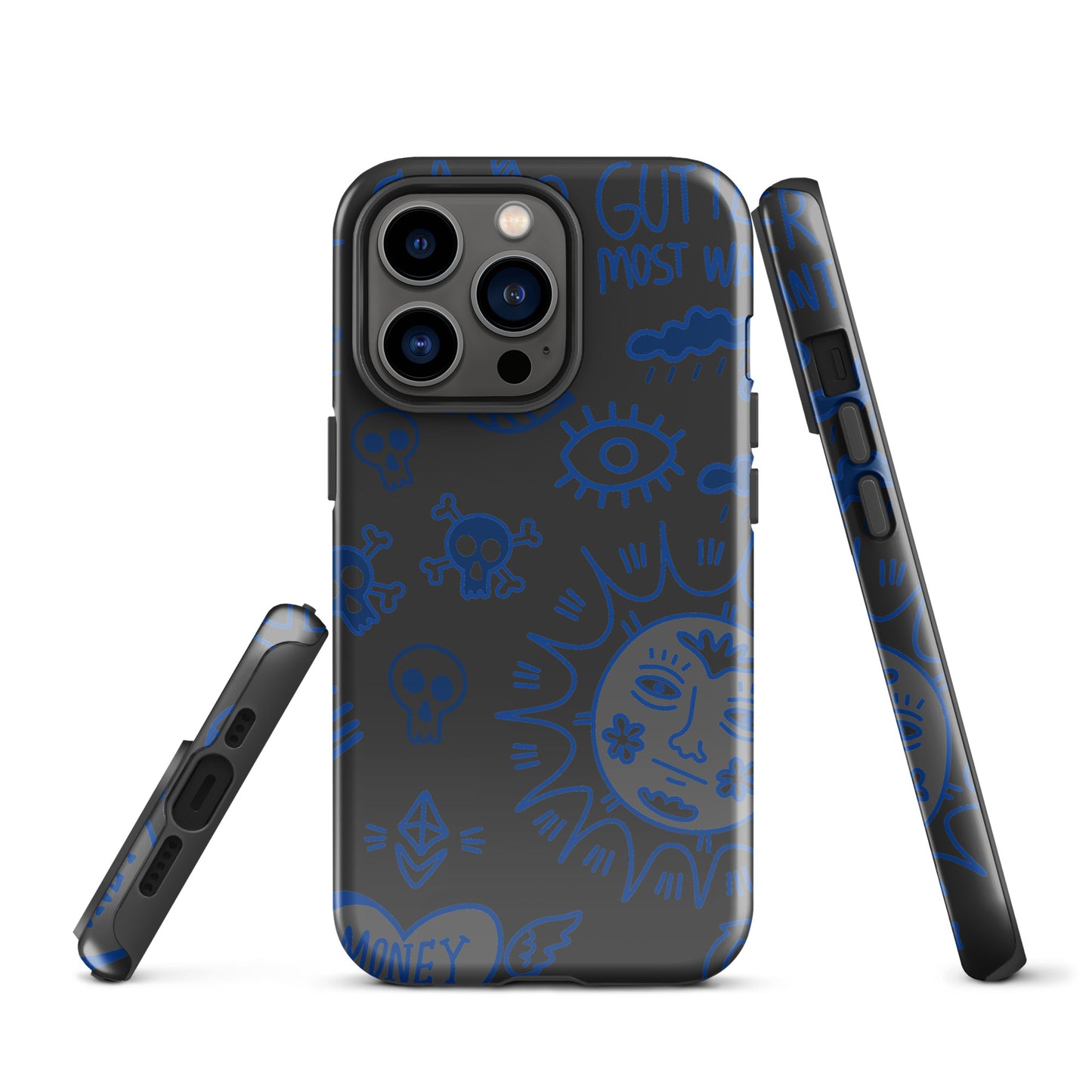 Blue Tat Fur Tough Case for iPhone®