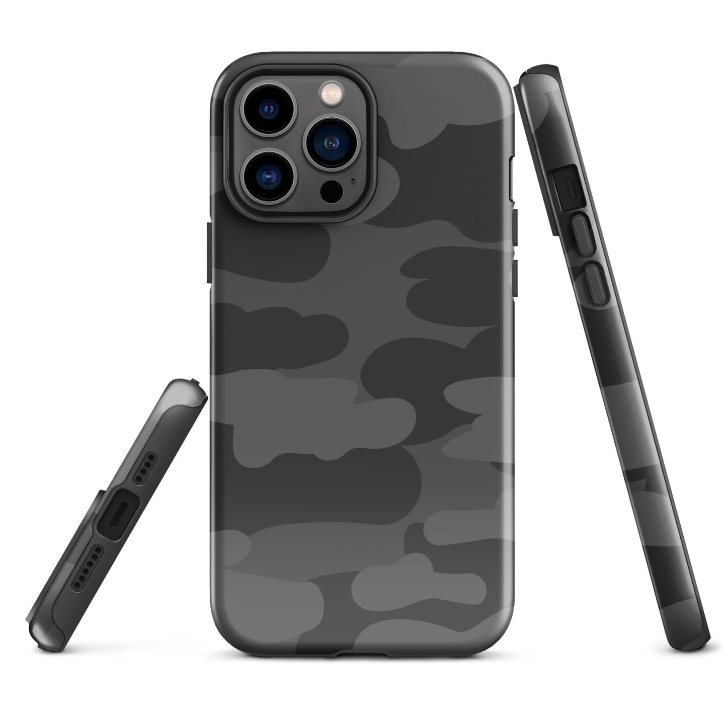 Dark Camo Fur Tough Case for iPhone®