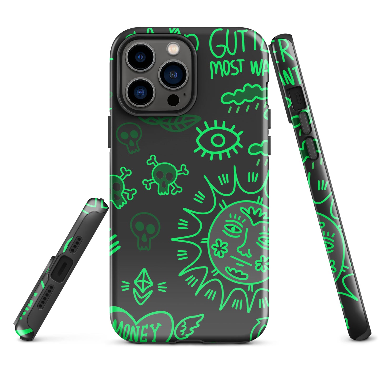 Green Tat Fur Tough Case for iPhone®