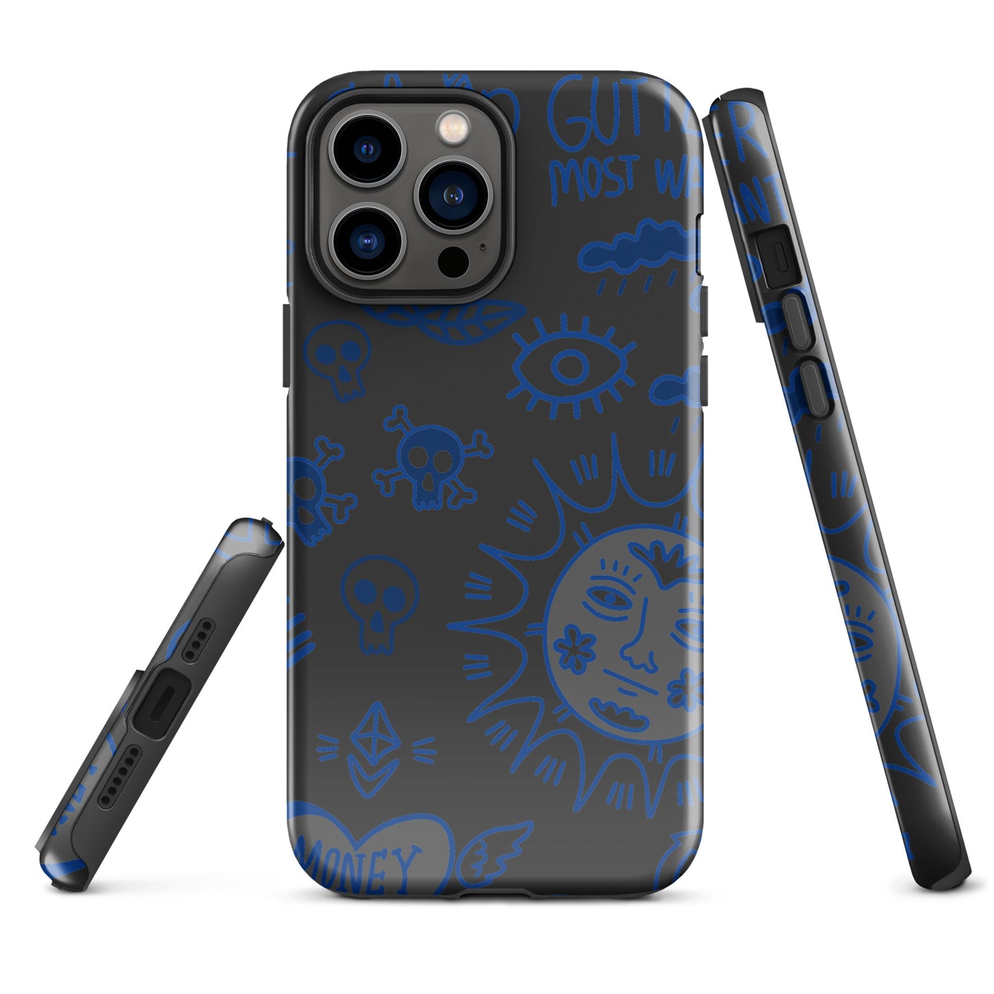 Blue Tat Fur Tough Case for iPhone®