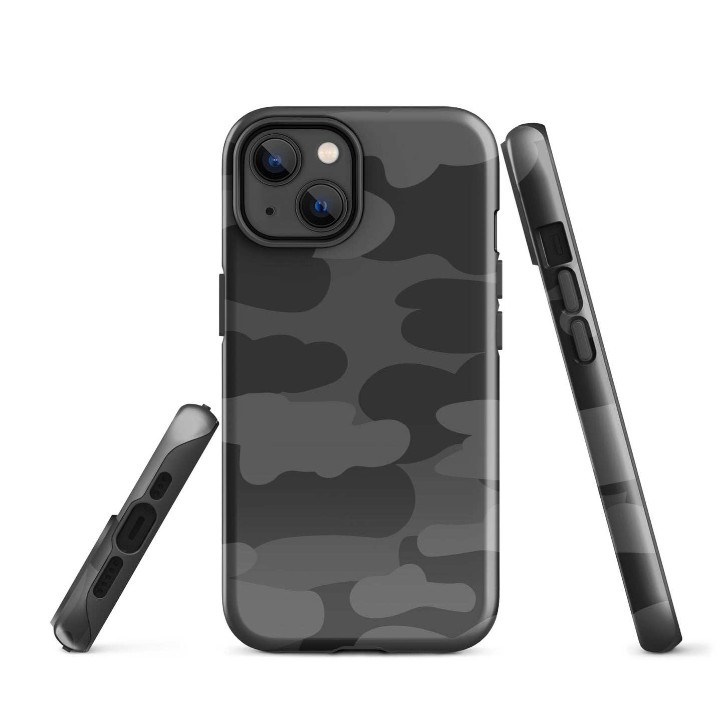 Dark Camo Fur Tough Case for iPhone®